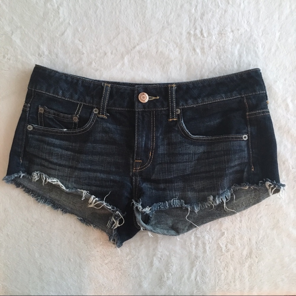 American Eagle Dark Wash Denim Shorts